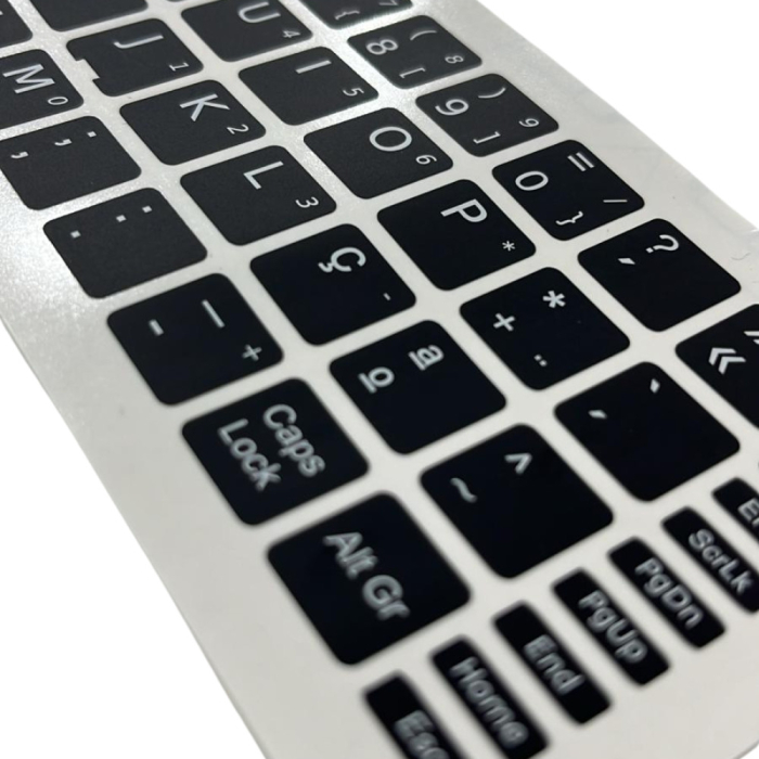 Sticker conversão Teclado PT Preto Dell/Lenovo (13x13)