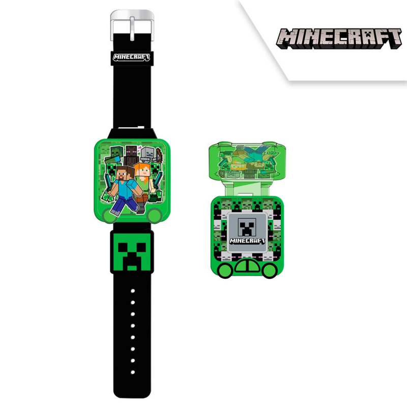 Relógio Educativo Digital - Minecraft
