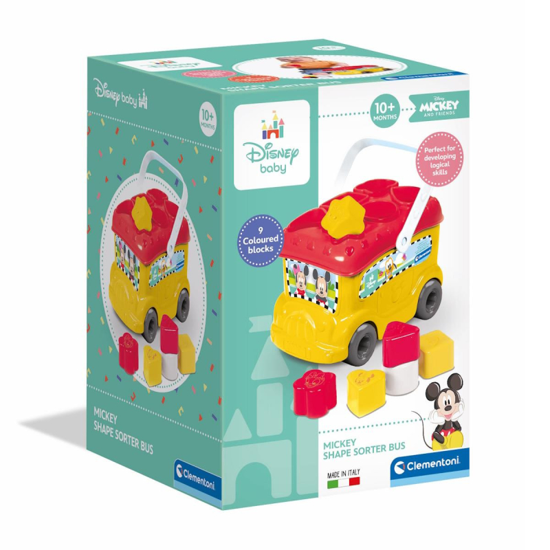 Autocarro de Formas e das Cores do Mickey Mouse