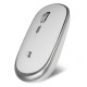 Rato SUBBLIM Mini 54mm x 25mm  Silencioso  Ambidiestro (Branco)