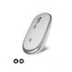 Rato SUBBLIM Mini 54mm x 25mm  Silencioso  Ambidiestro (Branco)