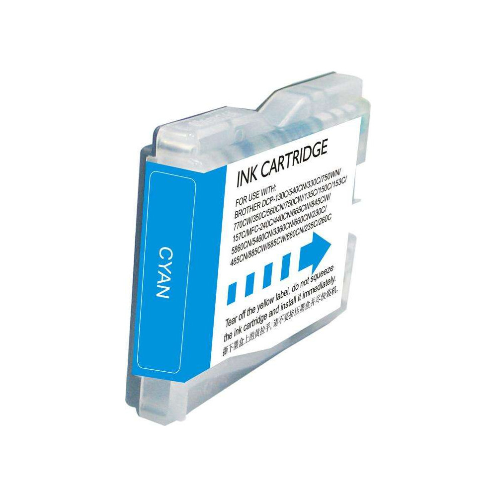 Tinteiro Compatível Brother LC1000XL/LC970XL (Cyan)