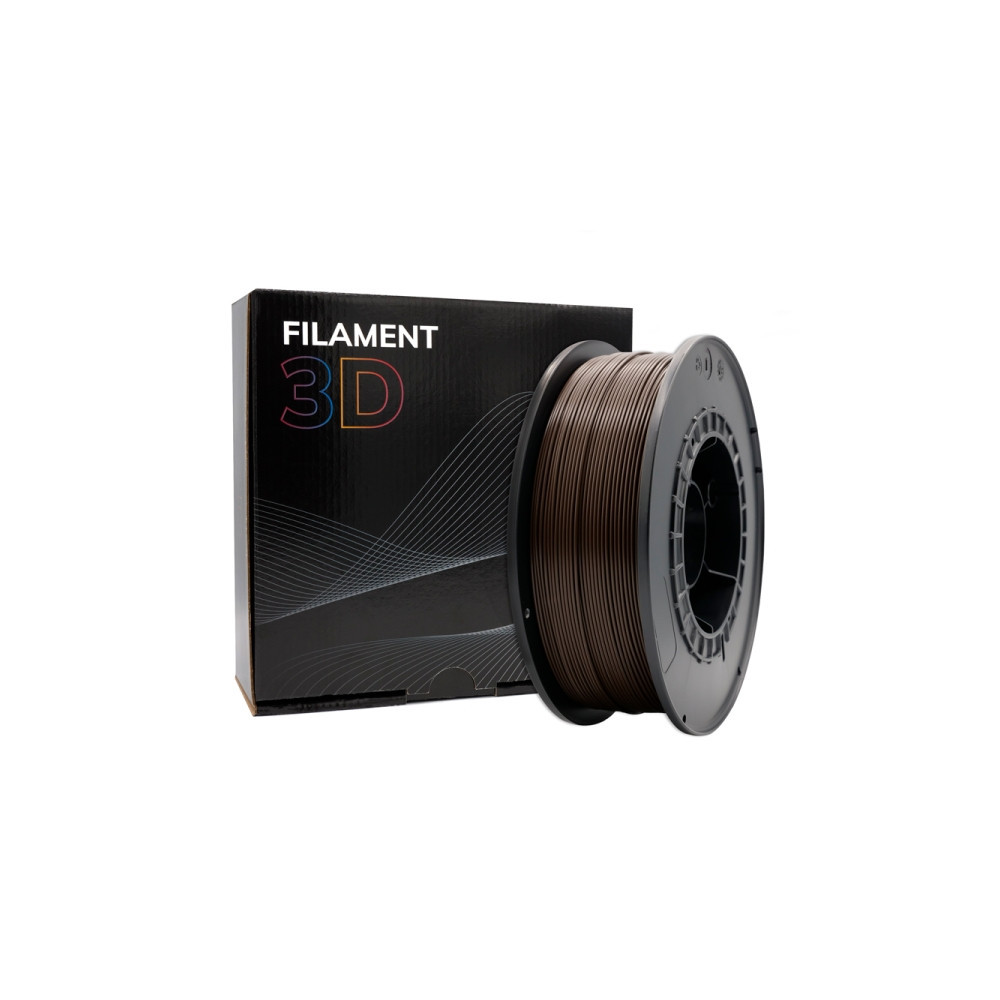 Filamento PLA para impressão 3D Diâmetro 1,75 mm (Ébano)