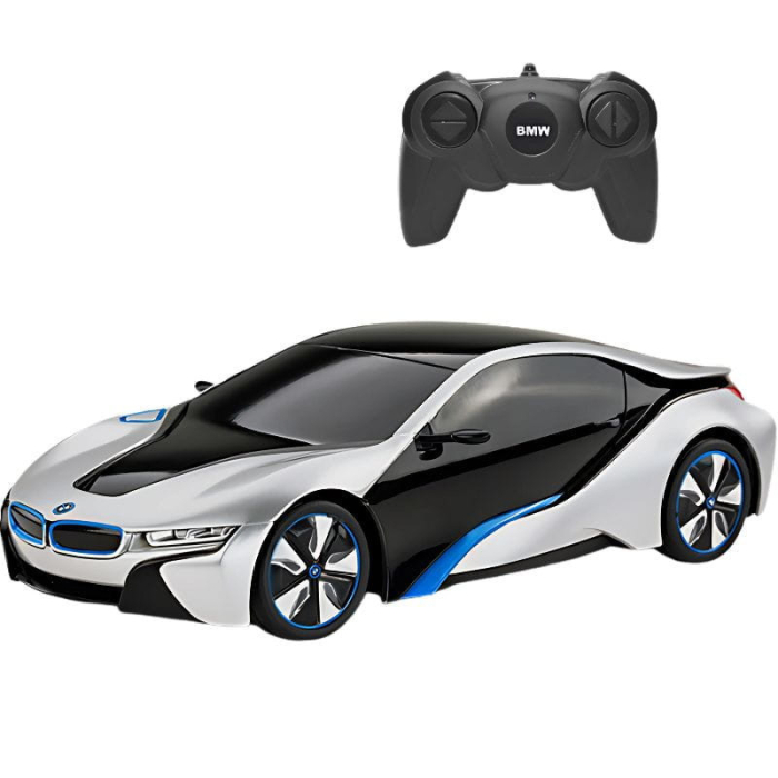 Carro RC Telecomandado RASTAR 1/24 BMW i8 (Branco)