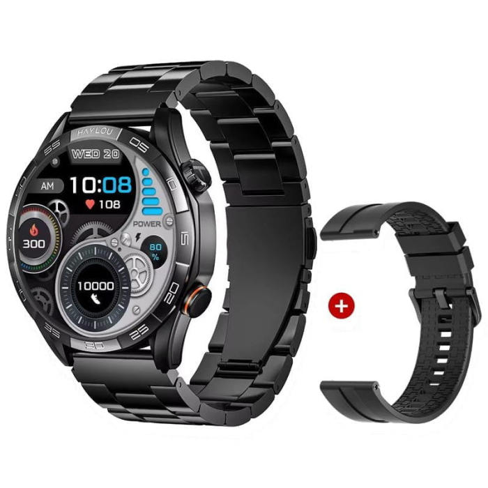 Smartwatch Haylou 5 - Pack 2 Braceletes (Preto)