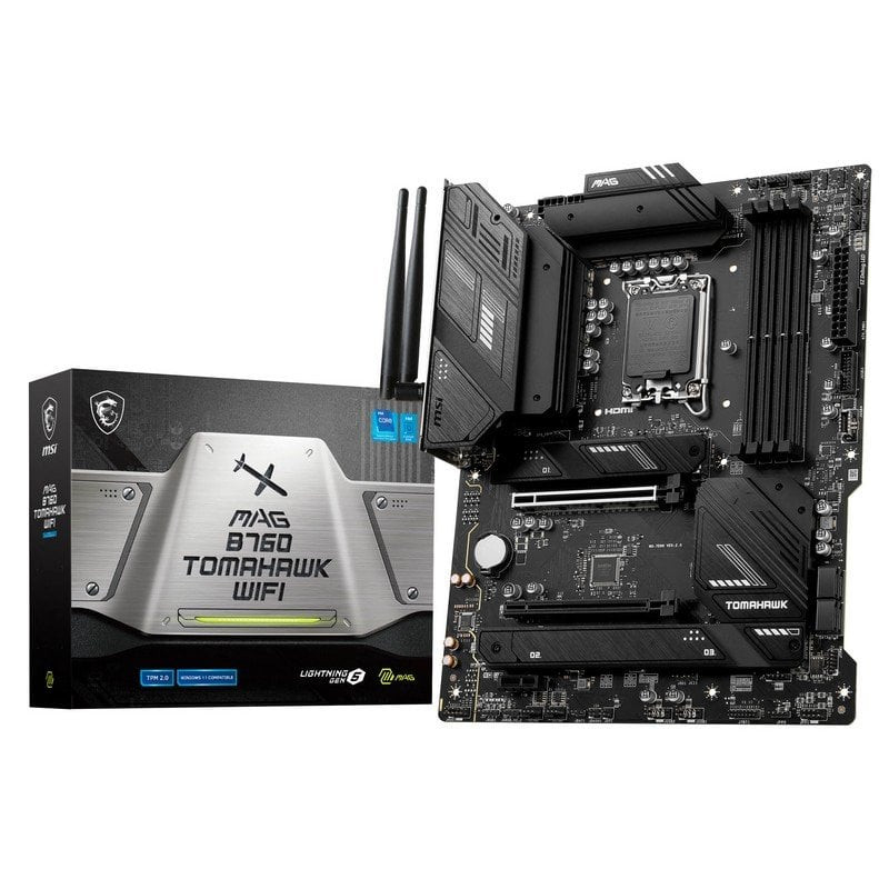 Motherboard MSI MAG B760 TOMAHAWK WIFI DDR5 Skt1700 - 911-7D96-003