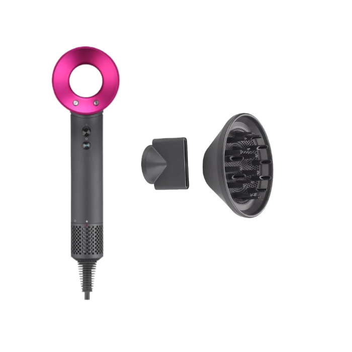 Secador Iónico XO CF28 - Potência 1600W - 3 Níveis de Temperatura Preto