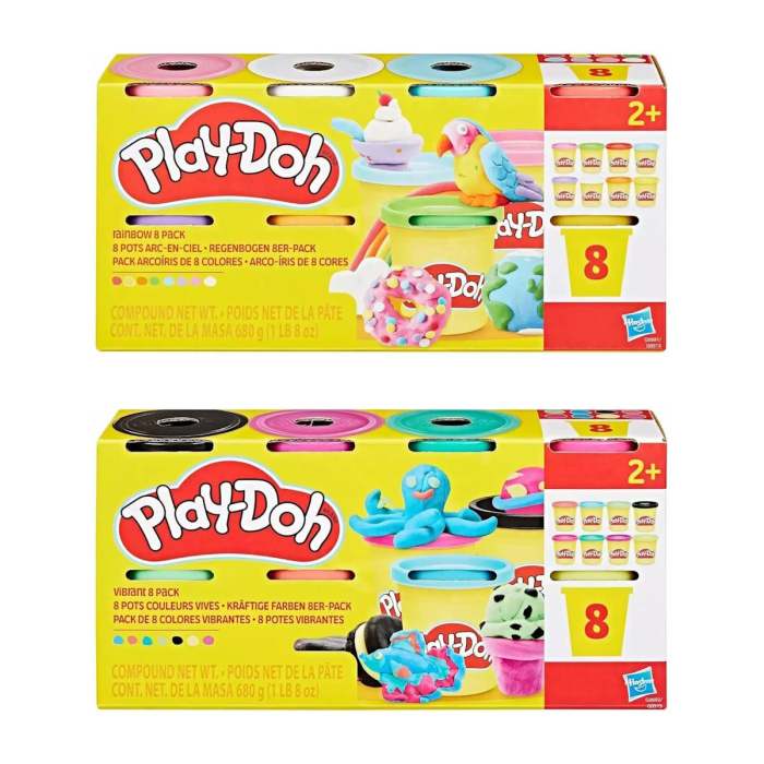 Play-Doh Pack de 8 Frascos Hasbro