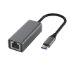 Adaptador Alumínio Type-C - Ethernet 1000Mbps