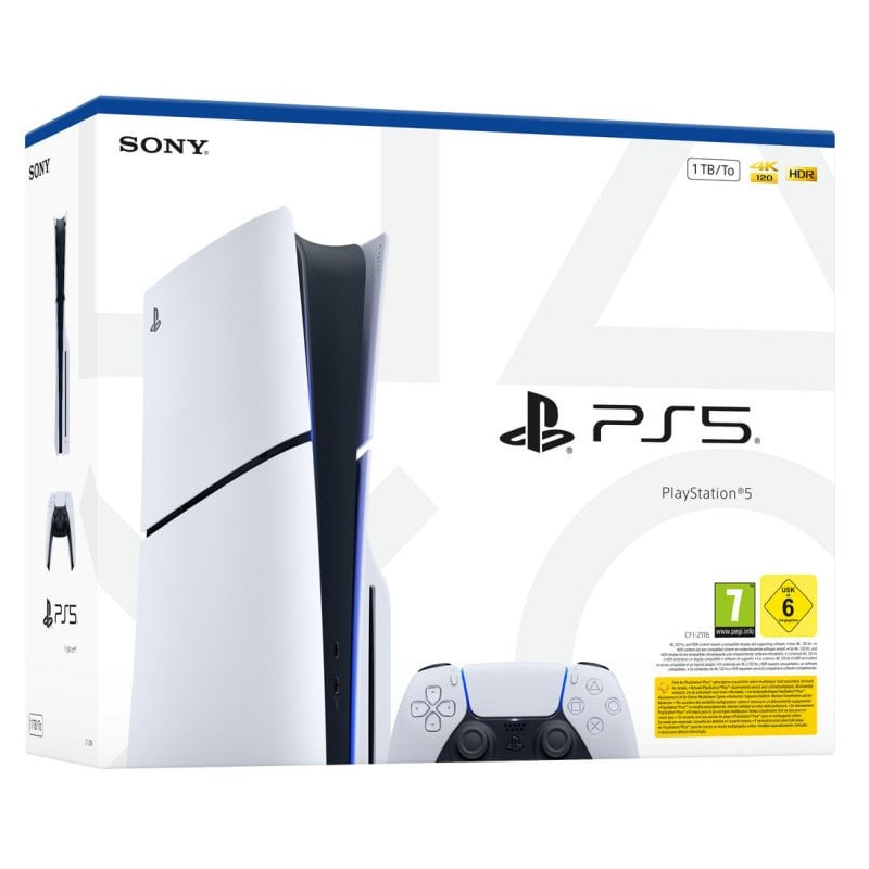 Sony PlayStation 5 Slim Chassi E 1TB c/Drive DVD