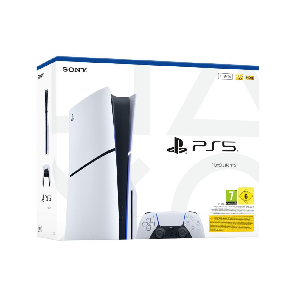 Sony PlayStation 5 Slim Chassi E 1TB c/Drive DVD