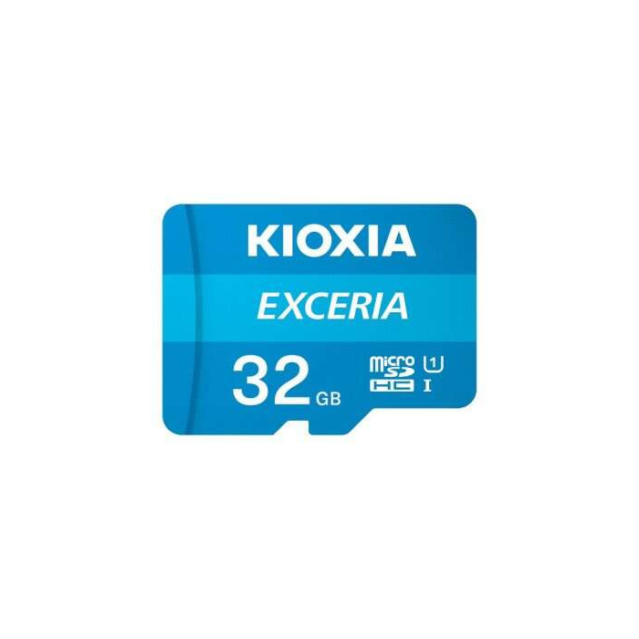 Cartão de Memória Kioxia MicroSDHC 32GB UHS-I U1+ Adaptador SD