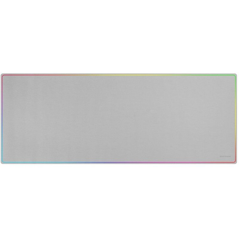 Tapete de Rato (Mousepad) Mars Gamimg Rainbow Line Edge Design XXL (Branco)