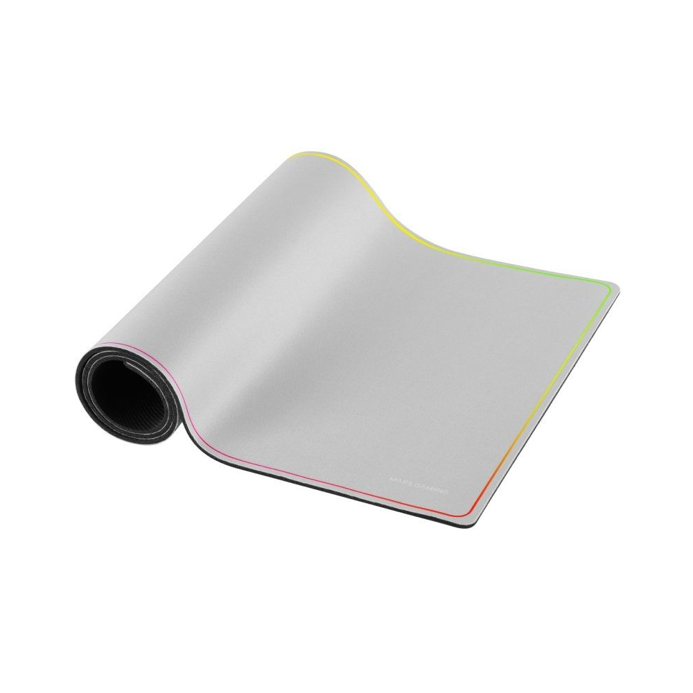 Tapete de Rato (Mousepad) Mars Gamimg Rainbow Line Edge Design XXL (Branco)