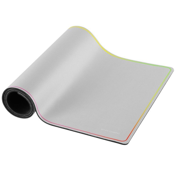 Tapete de Rato (Mousepad) Mars Gamimg Rainbow Line Edge Design XXL (Branco)