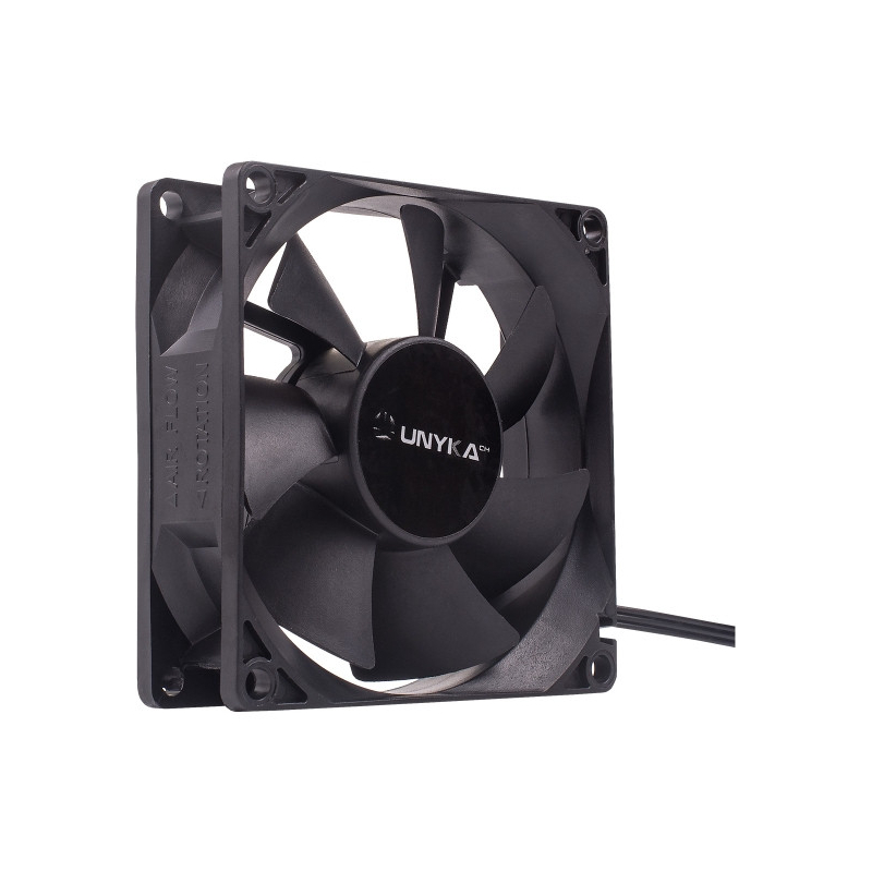 Ventoinha Fan UNYKA 90mm Velocidade Max. 2000rpm (Preto)