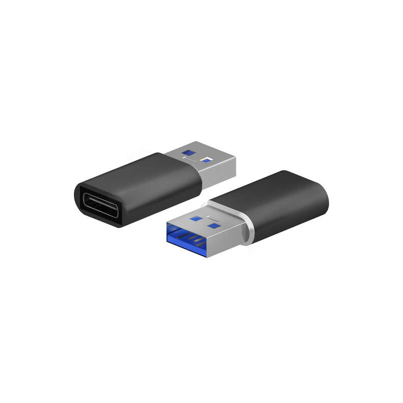 Mini Adaptador Aisens USB 3.2 Gen2 para USB-C