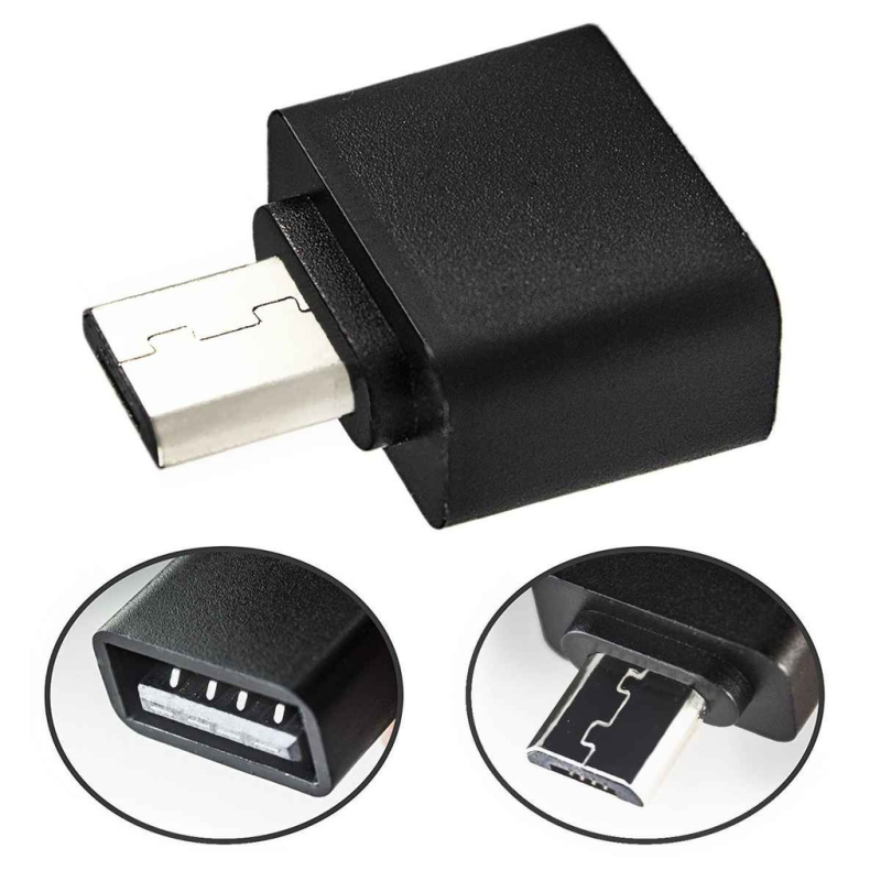 Adaptador Micro USB OTG para USB-A