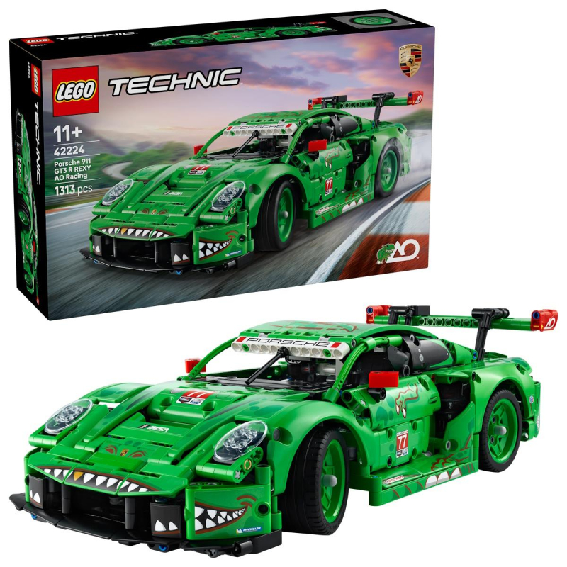 Lego Carro Porsche 911 GT3 R REXY AO Racing