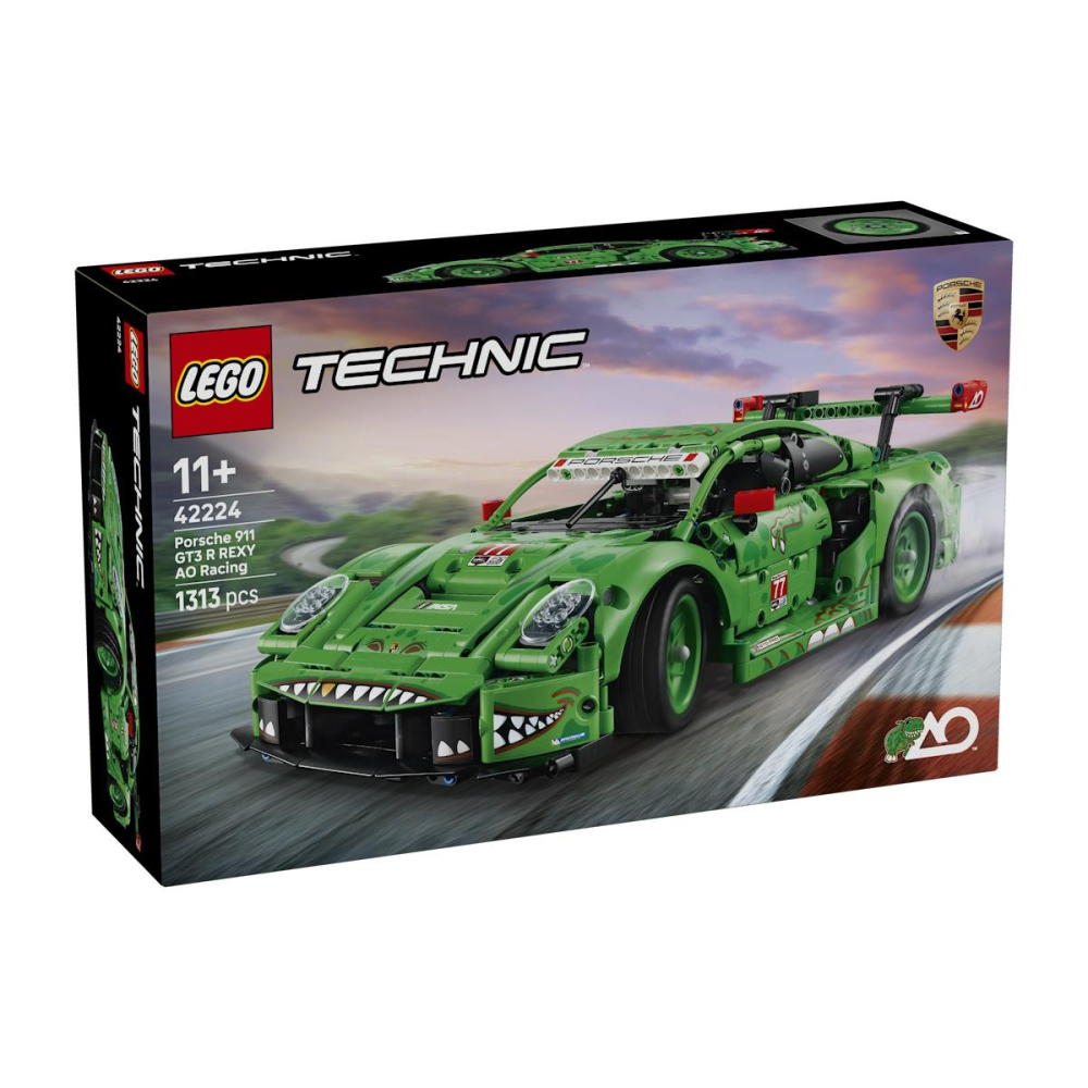 Lego Carro Porsche 911 GT3 R REXY AO Racing