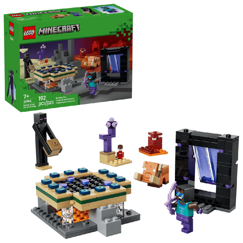 Lego Minecraft Jornada em Nether e Portal do End