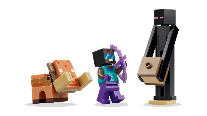 Lego Minecraft Jornada em Nether e Portal do End