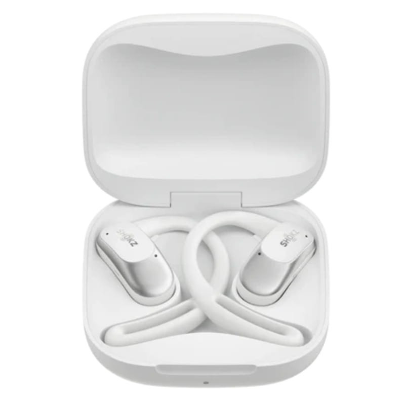 Shokz OpenFit Air Branco - Auscultadores Bluetooth