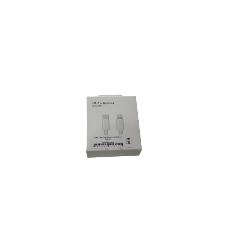 Cabo Type-C para Lightning 20W 2m Branco