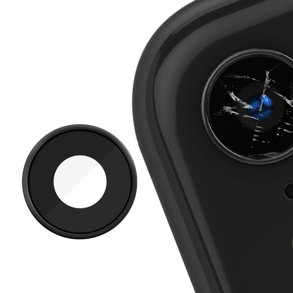 iPhone XR Lente Câmara Traseira Preto (Compatível)