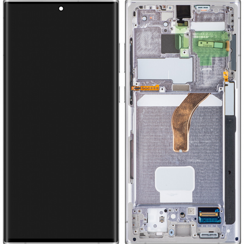 Samsung Galaxy S22 Ultra 5G Display Phantom White (Original Service Pack) - GH82-27488C