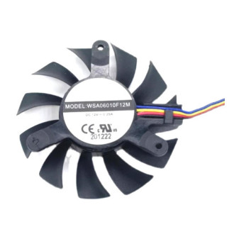 Ventilador FAN WSA06010F12M 12V 0.25A 4PIN