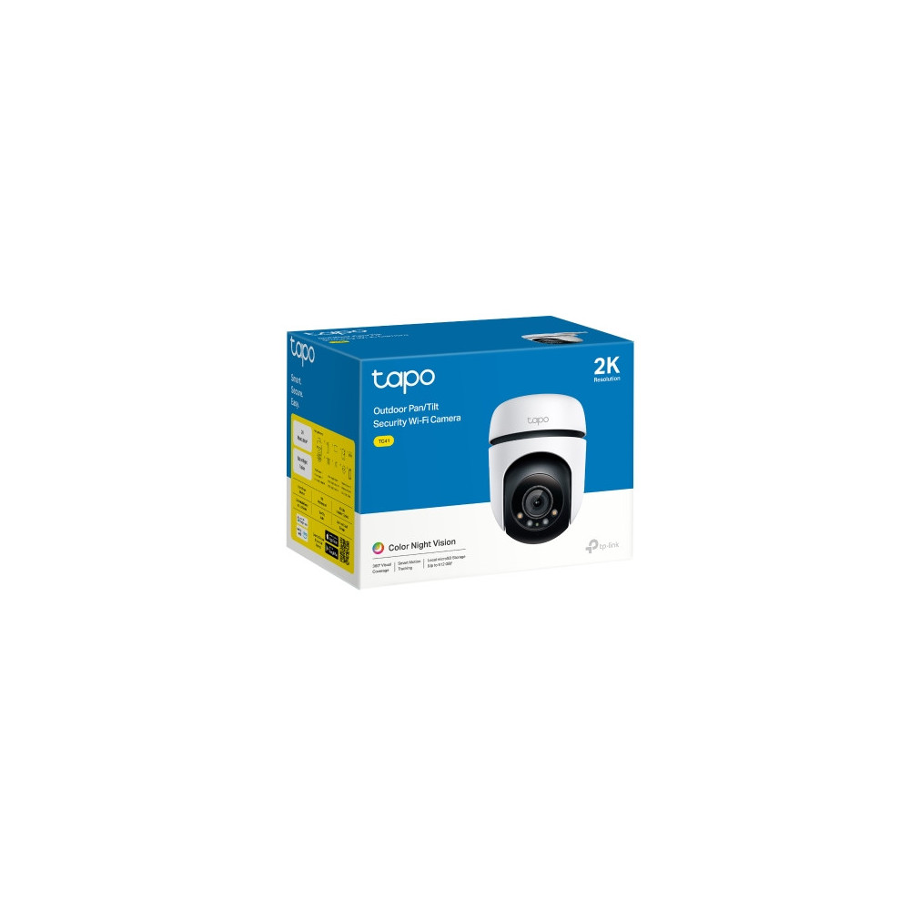 Câmara de Segurança TP-Link Tapo TC41 Pan/Tilt 2K 3MP Outdoor IP65