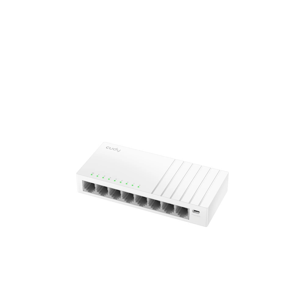Switch Cudy de 8 portas RJ45 Portas USB-C