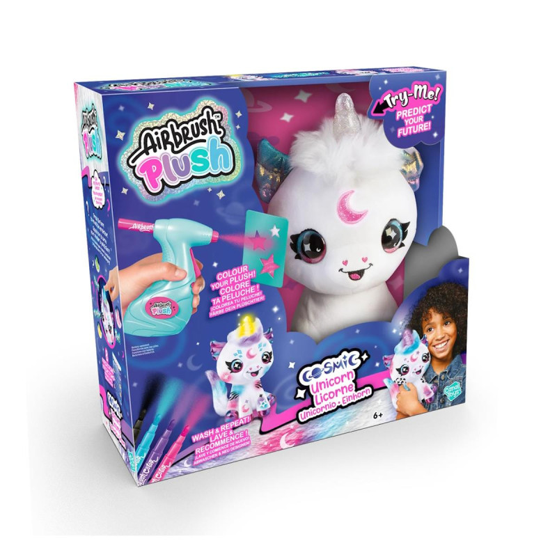 Airbrush Plush Cosmic Unicórnio