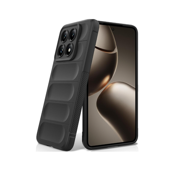 Capa Xiaomi 14T silicone  Anti-queda (Preto)