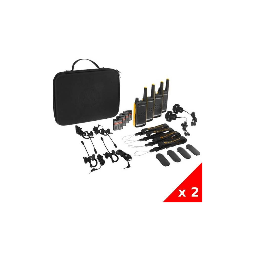 Walkie Talkies Motorola Extreme Quad (Pack de 8 unidades)