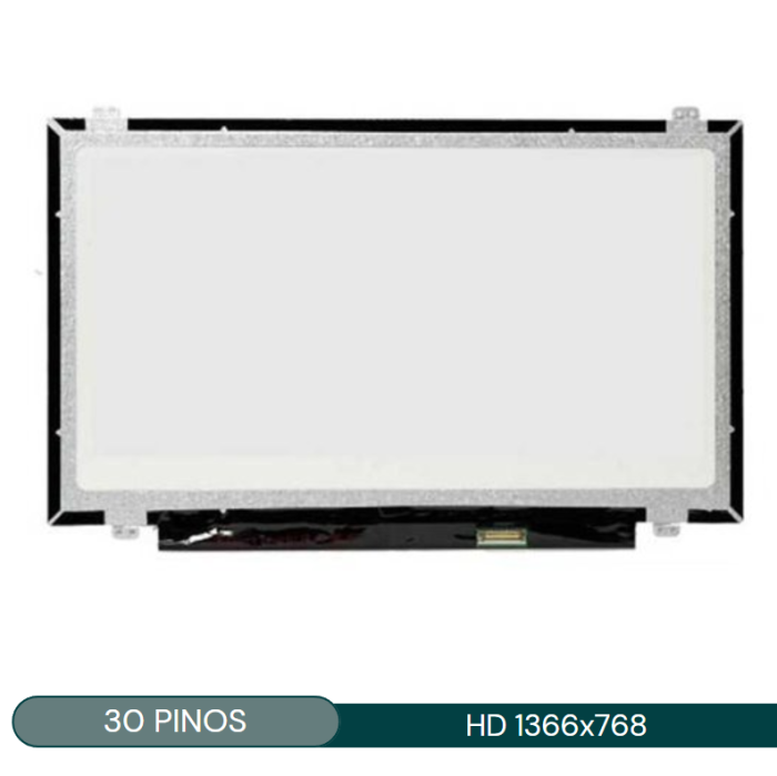 Ecrã LCD 14.0" HD 1366x768 30Pin 32cm c/brackets - B140XTN07.2