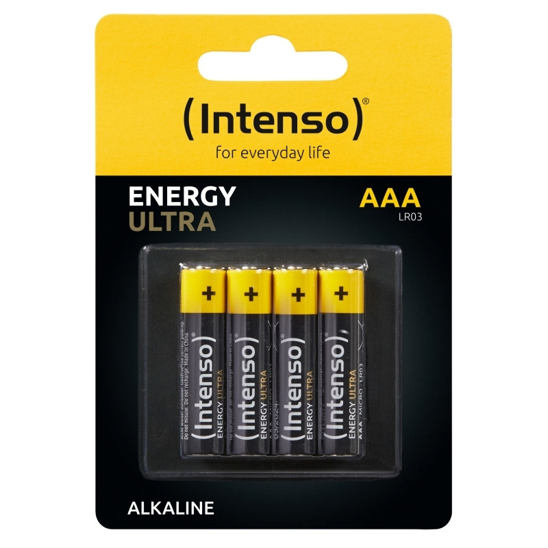 Intenso Pilha Alcalina Energy Ultra AAA  Pack 4 uni.