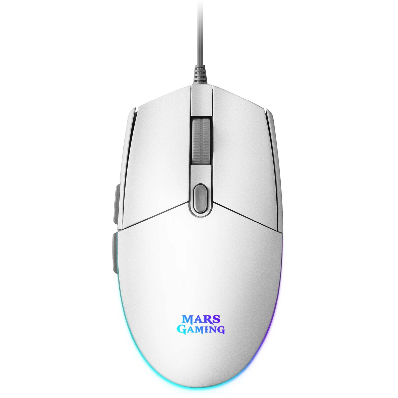 Rato Gaming Mars Gaming 3200dpi RGB Flow 5 botões e cabo de 1.60m