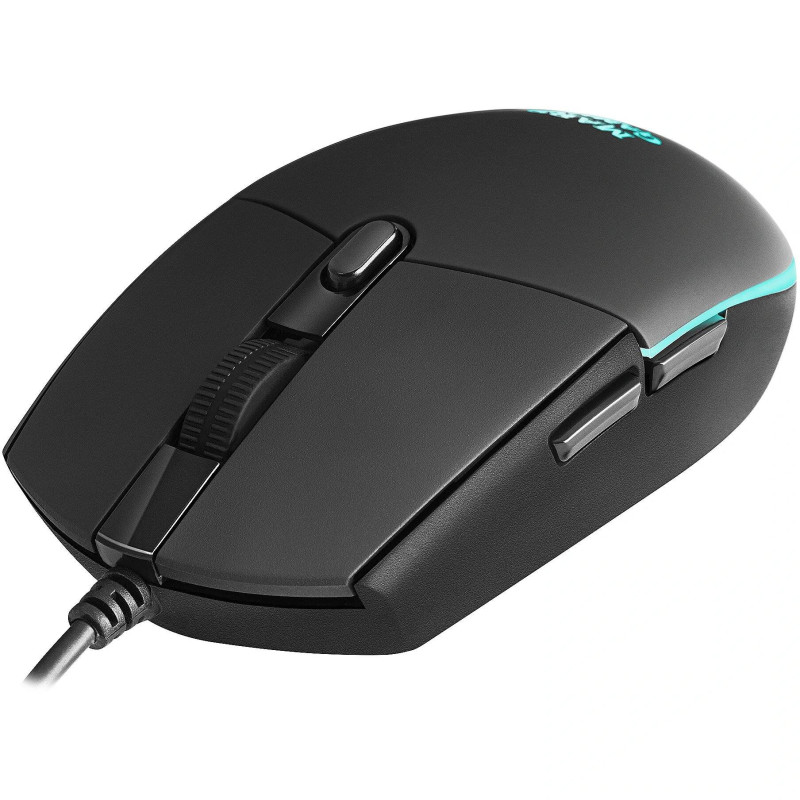 Rato Gaming Mars Gaming 3200dpi LED RGB 6 botões e cabo de 1.60m