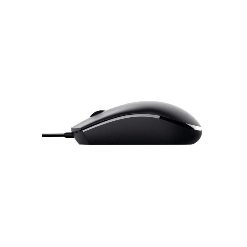 Rato Trust USB 1200dpi 3 Botões Cabo de 1.60m - Preto