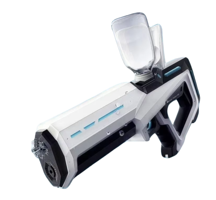 Pistola de água elétrica Branco/Preto