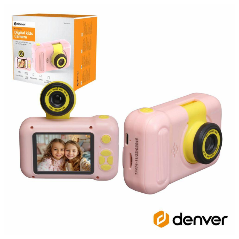 Câmara Digital Rosa P/ Crianças DENVER