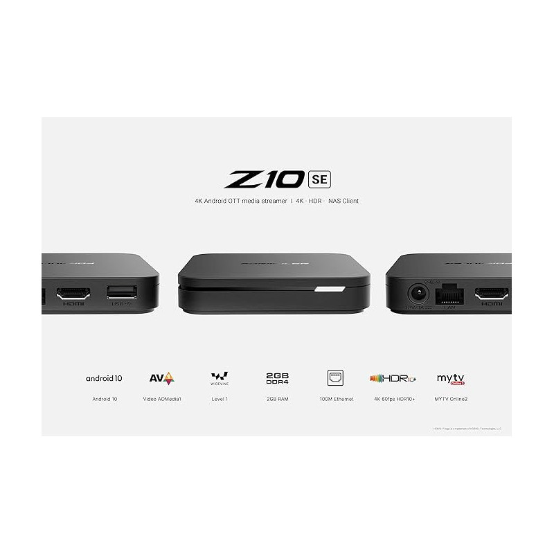 Receptor Android 4K 2GB/4GB MyTVOnline 2 - FORMULER Z10 SE