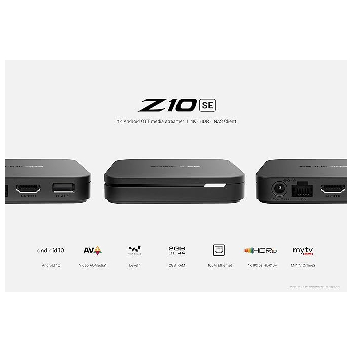 Receptor Android 4K 2GB/4GB MyTVOnline 2 - FORMULER Z10 SE
