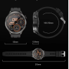 Smartwatch GT5 Preto Amoled c/ kit braceletes Pretas