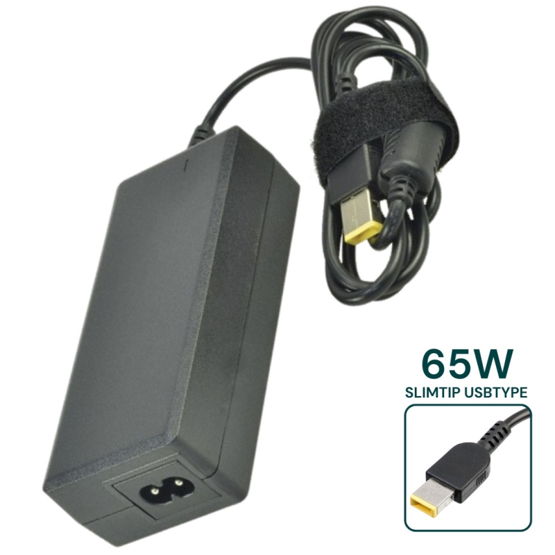 Carregador Compatível Lenovo 20V 3.25A 65W (SlimTip) - 45N0253