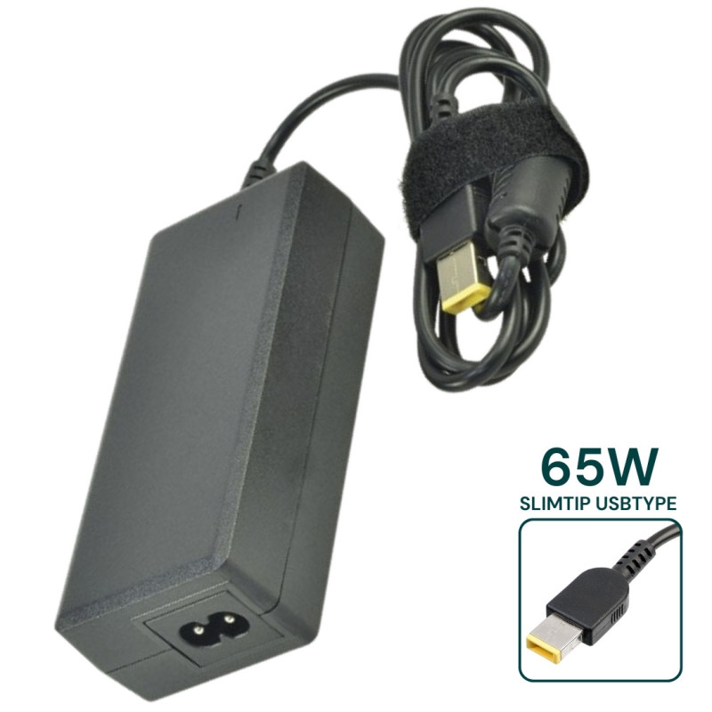 Carregador Compatível Lenovo 20V 3.25A 65W (SlimTip) - 45N0253