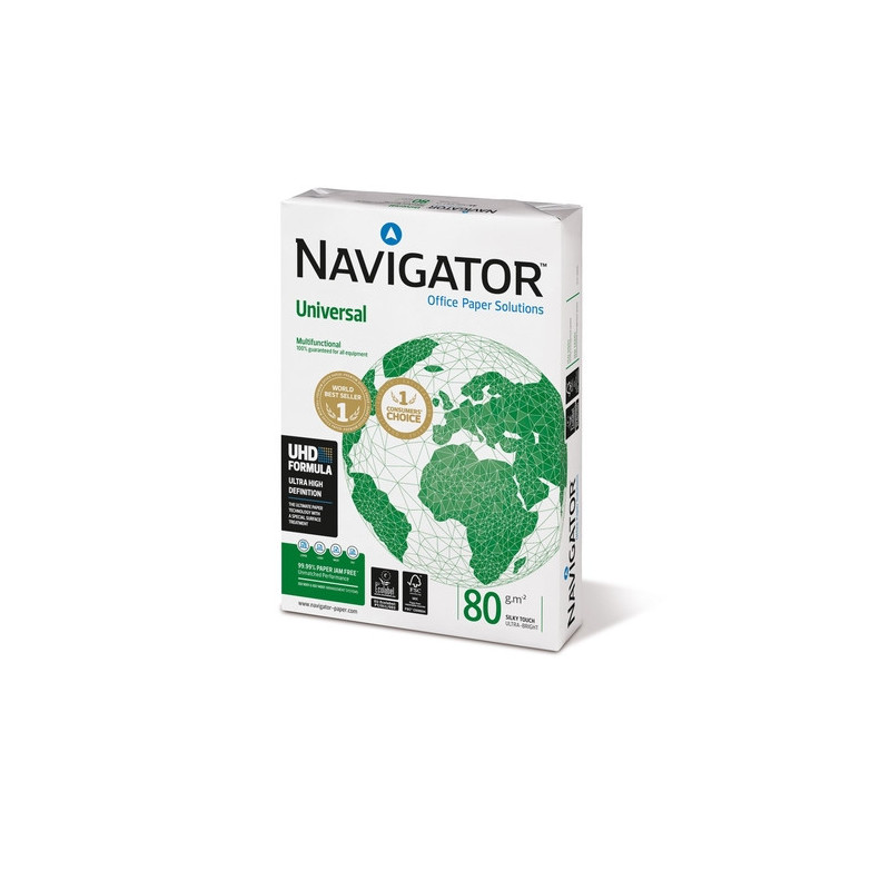 Resma Papel Fotocopia A4 80 gr Navigator Universal Branco (Unidade)