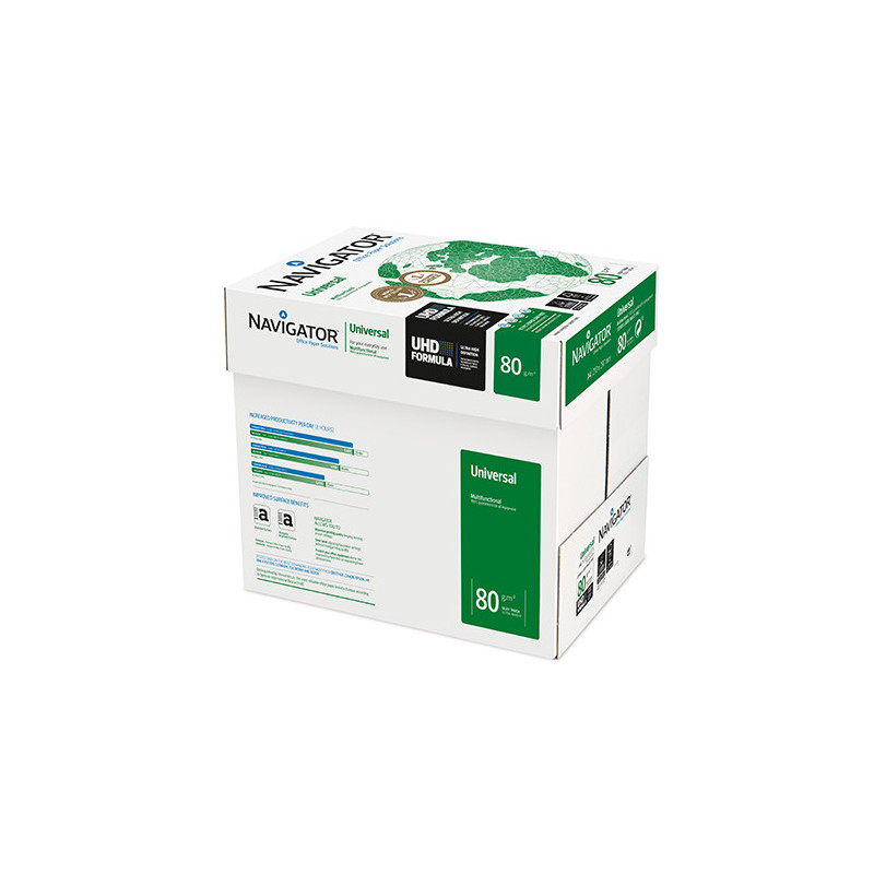 Resma Papel Fotocopia A4 80 gr Navigator Universal Branco (Unidade)